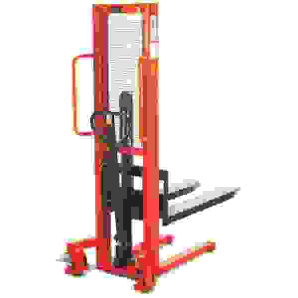 SFH1025 Manual Stacker Truck, 550mm x 1150mm x 85mm, 1.6m lift height 1000kg capacity Pallet Stacker