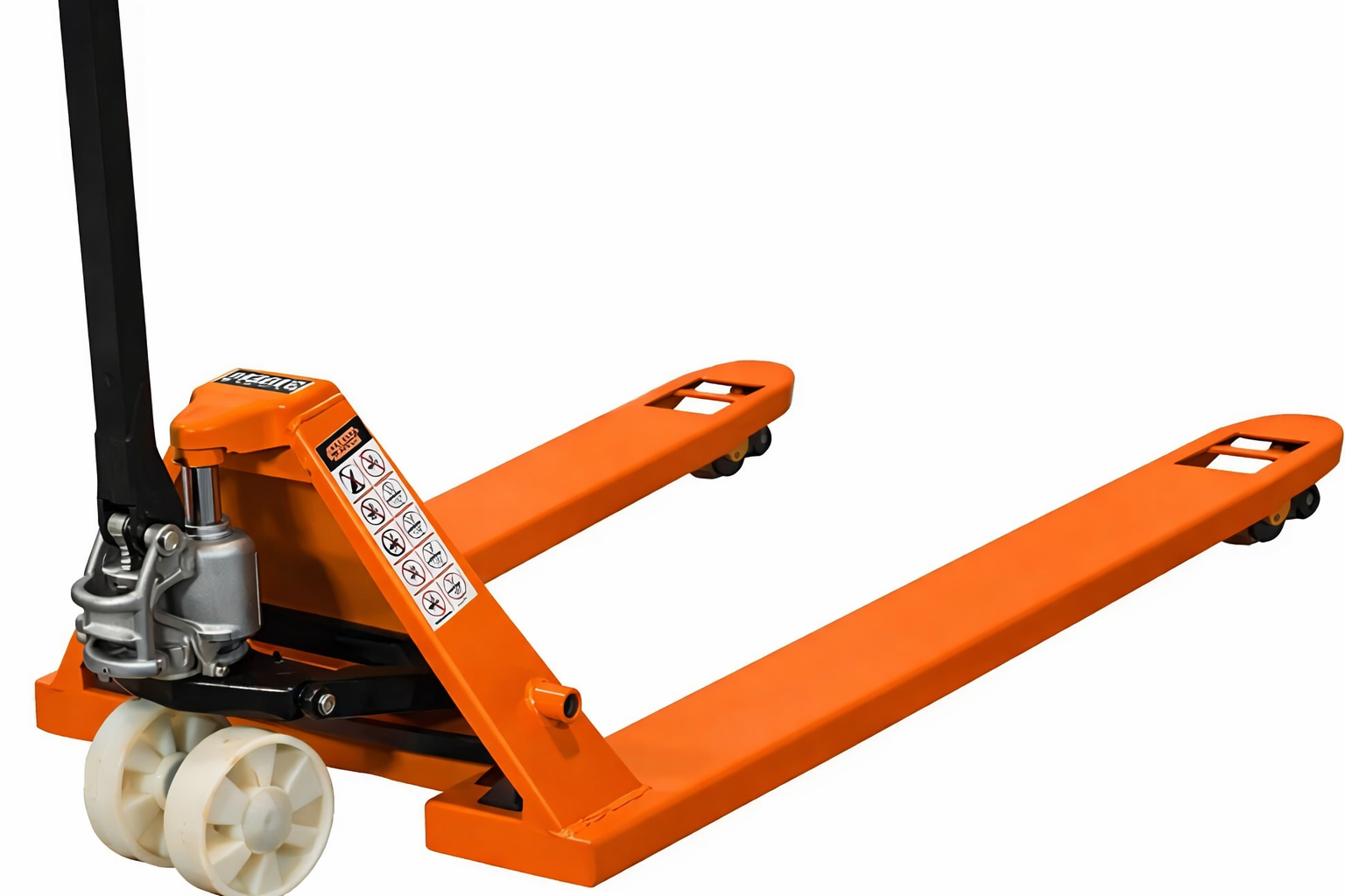 Euro Hand Pallet Truck - 2500kg - 540 x 1150mm - Orange - Image 2